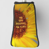 ひまわり運植物私の太陽の光と私は行く ゴルフヘッドカバー (回転90)