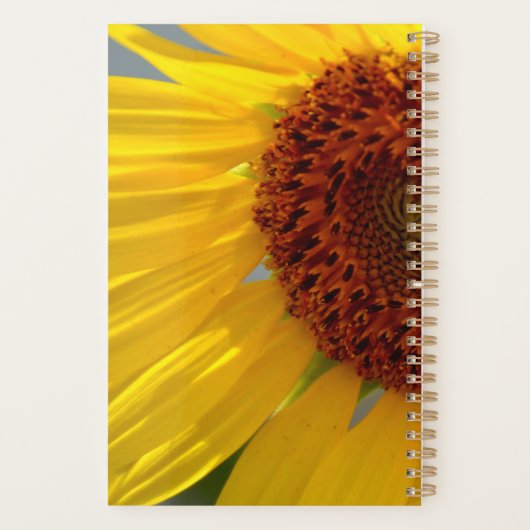 ひまわり運植物私の太陽の光 プランナー手帳 (裏面)