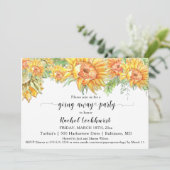 ひまわり遠くにパーティー移動パーティー 招待状 (スタンド正面)