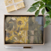 ひまわり野印象派絵を描の切り離し 薄葉紙 (ギフト)