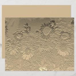 ひまわり金ゴールドフローラシックデザインデクページ