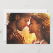 ひまわり金ゴールドブラックフォトデイトカードを保存 セーブザデート (裏面)