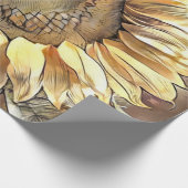 ひまわり鏡モダンアートコレクション ラッピングペーパー (角)