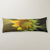ひまわり開花フル開花 ボディピロー (裏面)