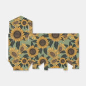 ひまわり開花ベビーシャワーボックス フェイバーボックス (折り畳みなし)