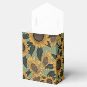 ひまわり開花ベビーシャワーボックス フェイバーボックス (オープン)