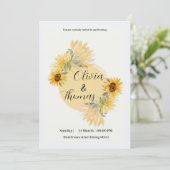 ひまわり除草カーモダンド 招待状 (スタンド正面)