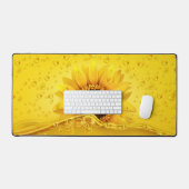 ひまわり露 デスクマット (キーボード&マウス)