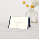 ひまわり青とアイボリー席 プレイスカード (裏面)