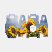 ひまわり青素朴空結婚の フェイバーボックス (折り畳みなし)