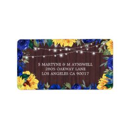 ひまわり青縁どフローラライトウッド結婚ズ ラベル