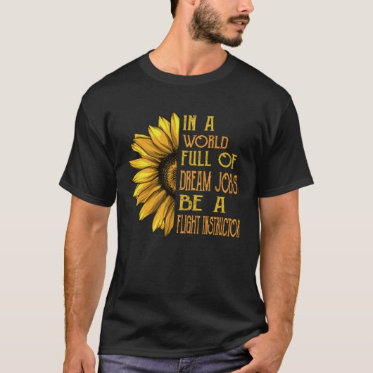 ひまわり飛行インストラクター Tシャツ (正面)