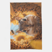ひまわり食べの間 キッチンタオル (縦)