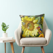 ひまわり饗宴.jpg クッション (椅子)