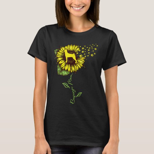 ひまわり馬仙寺ママ犬の恋人 Tシャツ (正面)