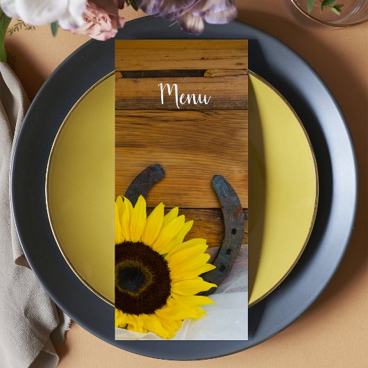 ひまわり馬蹄地方ウェスタン結婚ズのメニュー メニュー