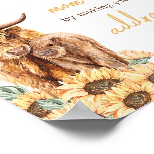 ひまわり高原カウエンベロープ駅 ポスター (角)