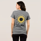 ひまわり魔法 トライブレンドTシャツ (裏面全面)