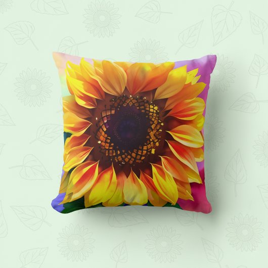 ひまわり鮮やか枕 – 家のためのアモダンート クッション