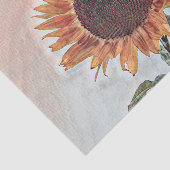 ひまわり黄色のシングル　素朴な秋の花 薄葉紙 (詳細)