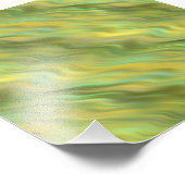 ひまわり黄色の波状組織 フォトプリント            (角)