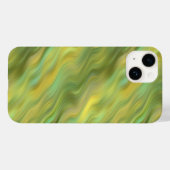 ひまわり黄色の波状組織 Case-Mate iPhoneケース (裏面 (横))
