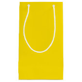 ひまわり黄色の色名 スモールペーパーバッグ (正面)