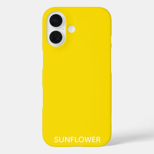ひまわり黄色の色名 Case-Mate iPhoneケース (裏面)