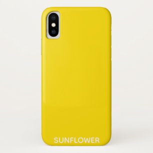 ひまわり黄色の色名 iPhone X ケース