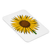 ひまわり黄色の花 マグネット (右側)