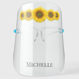 ひまわり黄色フローラモノグラムカントリー