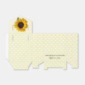 ひまわり黄色誕生日ギフト |お気に入りボックス フェイバーボックス (折り畳みなし)