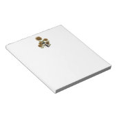 ひまわり黒猫 ノートパッド (アングル)