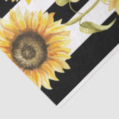 ひまわり黒白ストライプティッシュペーパー 薄葉紙 (詳細)