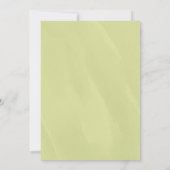 ひまわり1歳の誕生日招待状かわいいモダン 招待状 (裏面)