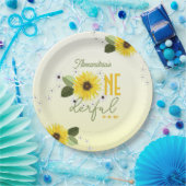 ひまわり1歳 ペーパープレート (パーティー)