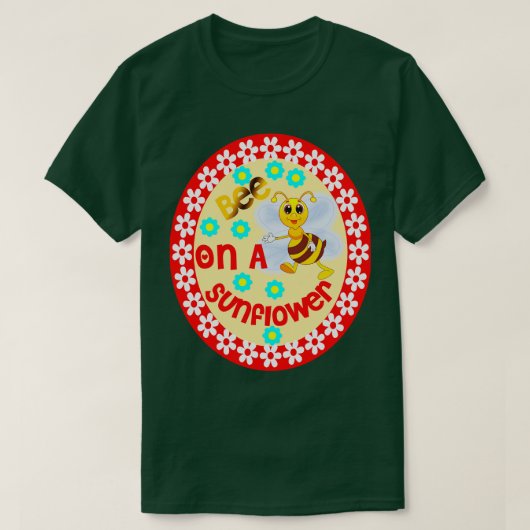 ひまわり19番に乗る Tシャツ (デザイン正面)