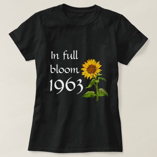 ひまわり1963 Tシャツ (デザイン正面)