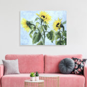 ひまわり1996 キャンバスプリント (インサイチュ (リビング))
