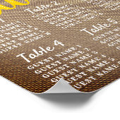 ひまわり2nd誕生日シーティングチャート ポスター (角)