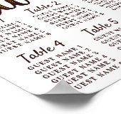 ひまわり2nd誕生日シーティングチャート ポスター (角)