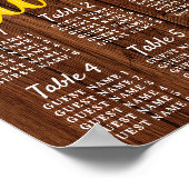 ひまわり2nd誕生日シーティングチャート ポスター (角)