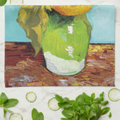 ひまわり3つ | ビンセント・ヴァン・ゴッホ キッチンタオル (折り畳み)