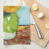 ひまわり3つ | ビンセント・ヴァン・ゴッホ キッチンタオル (四つ折り)