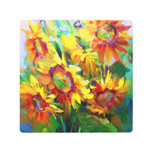 ひまわり3メタルアート