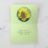 ひまわり3488任意の大事な行事カーカスタマイズド –  カード (内部)