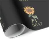 ひまわり8647 86 47微妙なアンチトランプフローラボホ ラッピングペーパー (ロールコーナー)