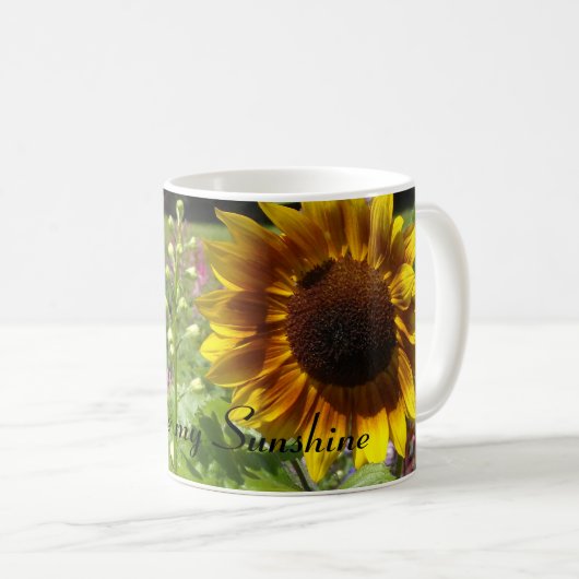 ひまわり – あなたは私の太陽の光 コーヒーマグカップ (正面右)