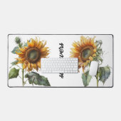 「ひまわり」ひまわり デスクマット (キーボード&マウス)