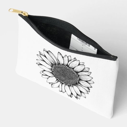 ひまわり アクセサリーポーチ (見開き)